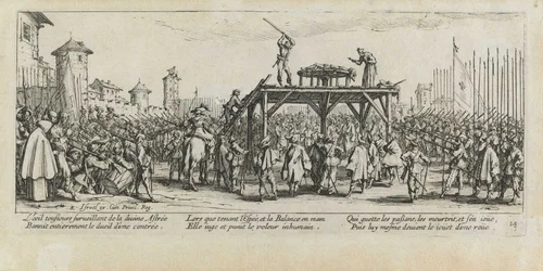 The Torture of the Wheel (Les miseres et les mal-heures de la guerre, pl. 14)